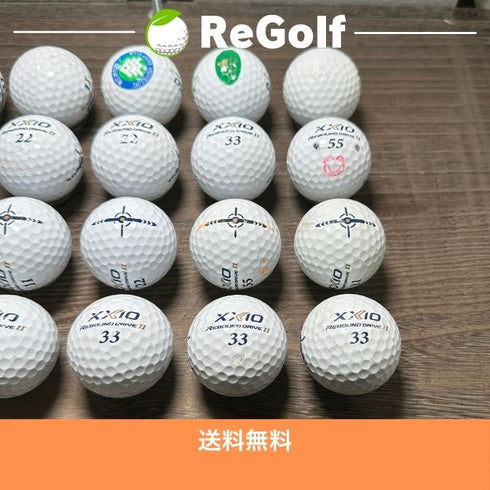 【中古】 ロストボール XXIO ゼクシオ リバウンドドライブ 2 ホワイト 20球 ぉ試ランク ゴルフボール リゴルフ